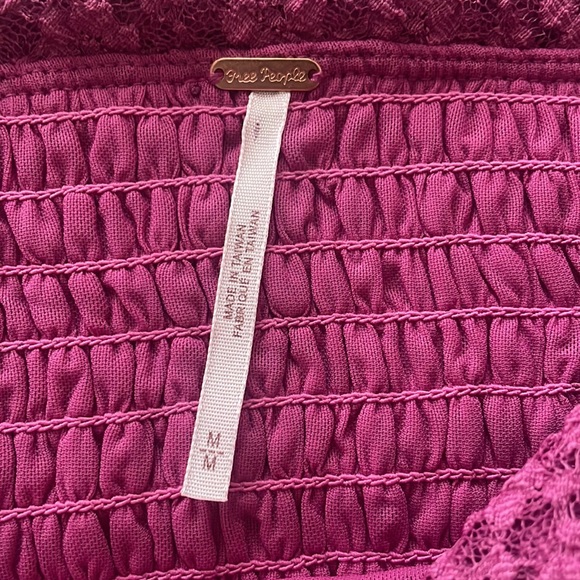 Free People Off the Shoulder Bell Sleeve Top - Picture 3 of 4